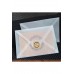 100 Adet Büyük Kapasiteli Aydınger Şeffaf Zarf Transparan Davetiye Lüks Tebrik Kartı Mektup Mühür