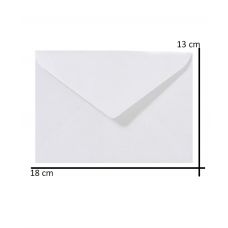 1000 Adet 13*18 Beyaz Davetiye Lüks Tebrik Kartı Mektup Mühür Cüzdan Büyük Kapasiteli Torba Zarf