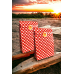 2 Adet Özel Tasarım Yılbaşı Sevgililer Günü Temalı Hediye Paketi Kağıt Torba Sticker Hediyeli
