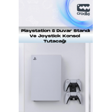 2'li Fırsat Playstation 5 Duvar Standı ve Joystick Konsol Tutacağı Yerden Tasarruf Gaming Aksesuar