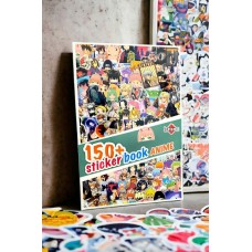 15 Sayfa 150+ KPOP Anime Sticker Book Etiket Kitabı Sticker Defteri A5 Boyut Etiket Seti