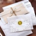 250 Adet 30 Mm Çelenk Temalı Yuvarlak Sticker Ürün Ambalaj Paket Düğün Davetiye Zarf Etiketi