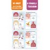 Yeni Yıl İsim Yazılabilen Hediye Paketi Etiketi Yılbaşı Mutlu Yıllar Hediye Paketi Sticker Seti