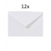 İstisna 12 Adet Mektup Zarfı 13x18cm 100gr. Beyaz