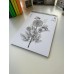 İstisna 29x21 A4 Beyaz Eskiz Defteri Çiçekli & Arılı Sketch Book 110gr 40 Yaprak