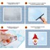 Kış Temalı Yılbaşı Çam Ağacı Cam Sticker Seti Hediye Paketi Cam Duvar Süsü Dekorasyon Çıkartmaları