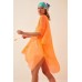 Yeni Sezon Kadın Pareo Yanı Yırtmaçlı Püsküllü Tül Transparan Hızlı Kuruyan Yaz Elbisesi